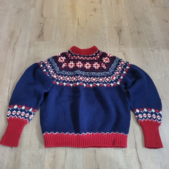 grieder Sweaters - Vintage 70's Grieder Hand Knitted Sweater Size Large